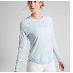 ATHLETA Ethereal Blue Mindset Sweatshirt sz XS